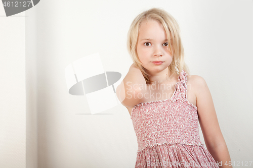 Image of Portrait of a young teenager girl in studio