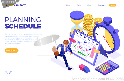 Image of Planning schedule time management