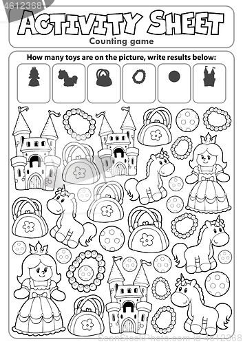 Image of Activity sheet counting game 8
