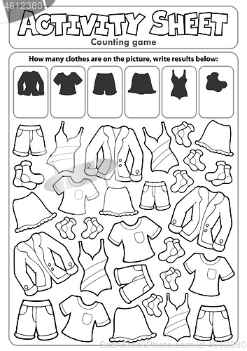 Image of Activity sheet counting game 3