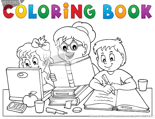 Image of Coloring book home schooling image 1