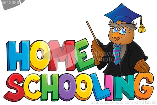 Image of Home schooling theme sign 3