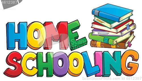 Image of Home schooling theme sign 1