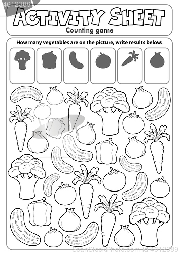 Image of Activity sheet counting game 5