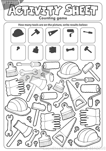 Image of Activity sheet counting game 9