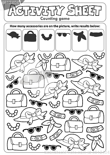 Image of Activity sheet counting game 4