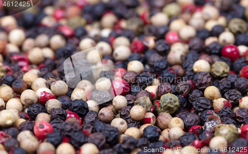 Image of Peper background, white, green, black and red