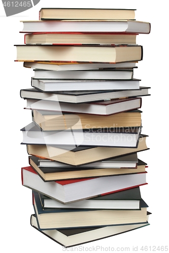 Image of Stack of book on white