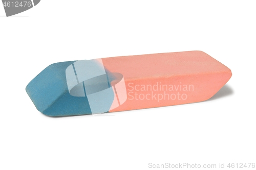 Image of Rubber eraser on white