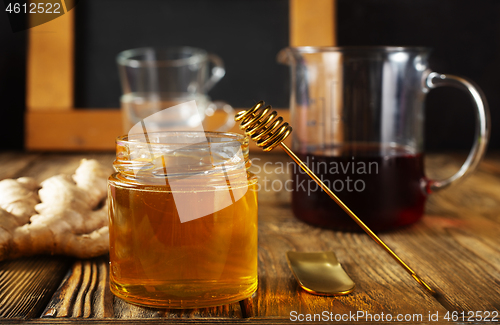 Image of honey with ginger