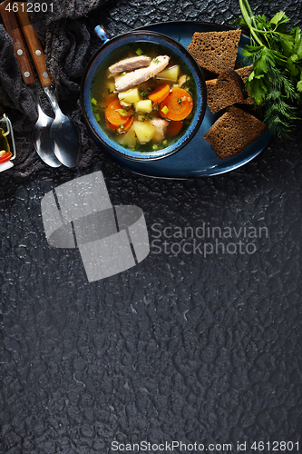 Image of fish soup