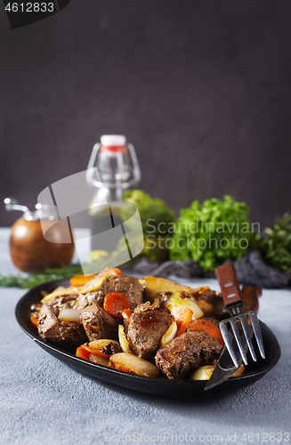 Image of potato with liver