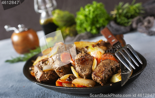 Image of potato with liver