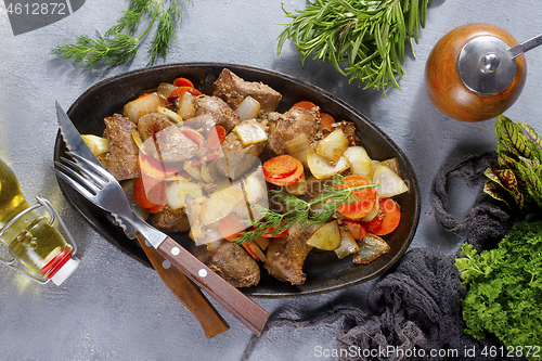 Image of potato with liver