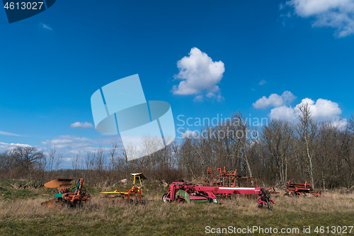 Image of Abandoned farming equipment
