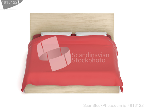 Image of Comfort bed on white background
