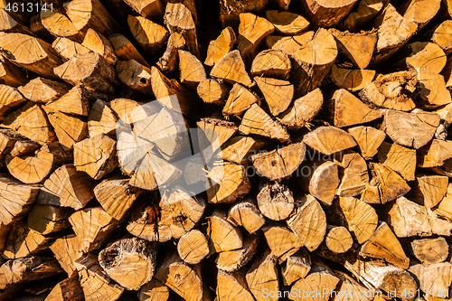 Image of Background of firewood texture