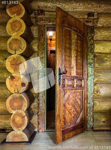 Image of Door of a country house