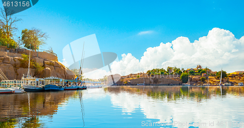 Image of Nile in Aswan at day