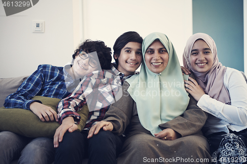 Image of middle eastern family portrait