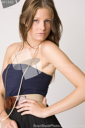 Image of young beautiful woman
