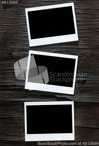 Image of Blank instant photo frames 