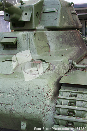 Image of old war tank