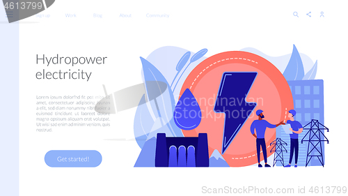 Image of Hydropower concept landing page.