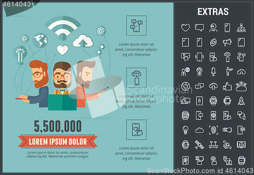 Image of Mobility infographic template, elements and icons.