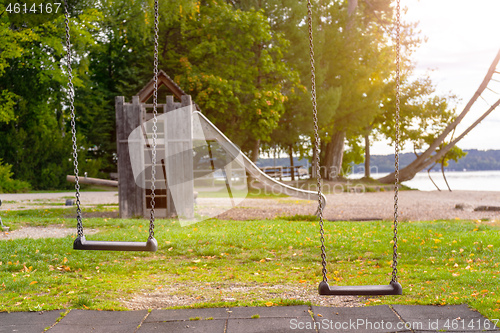 Image of lonely children\'s playground