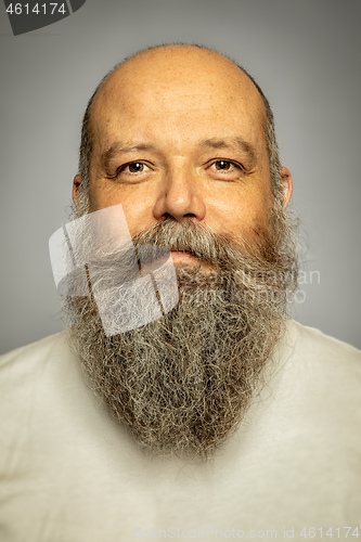 Image of senior man with a gray long beard