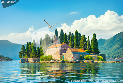 Image of George Island near town Perast