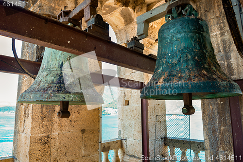 Image of Old bells in a tower