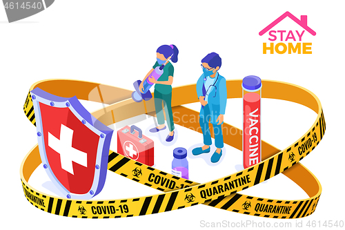 Image of covid-19 Coronavirus quarantine stay home