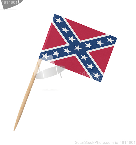 Image of Small paper Confederate flag on wooden stick