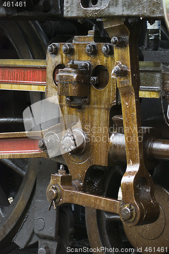 Image of Detail of steam engine