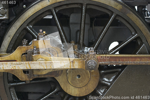 Image of Wheel of steam engine