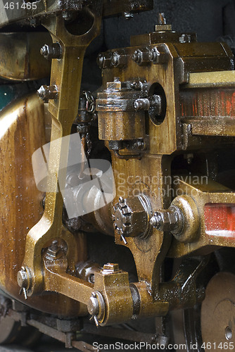 Image of Running gear of steam engine