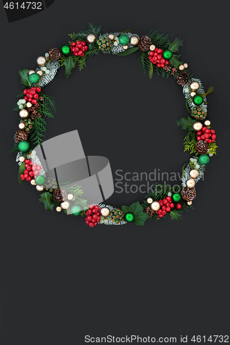 Image of Christmas and Winter Wreath