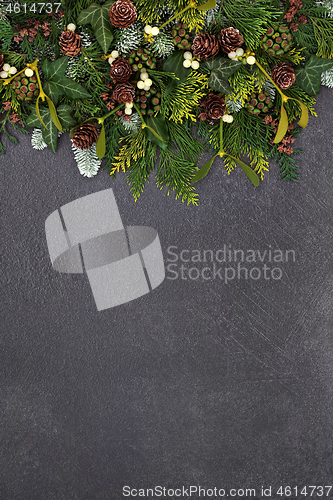 Image of Christmas Winter & New Year Background Border