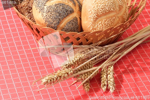 Image of Buns in a Basket