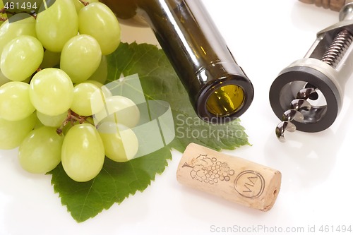 Image of Wine with Corkscrew