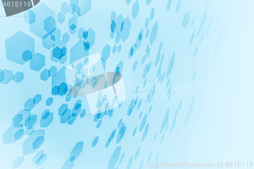 Image of hexagonal shapes background