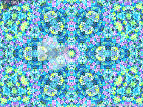 Image of Bright background with mosaic pattern