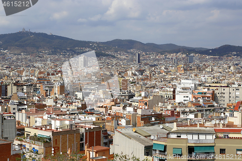 Image of Beautiful view of Barcelona, Catalonia, Spain