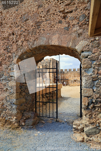 Image of Entrance to fortress Frangokastello on Crete, Greece