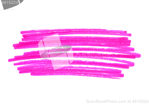 Image of Abstract pink handmade touches texture on white 