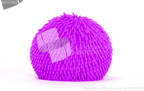 Image of Virus like soft rubber ball isolated