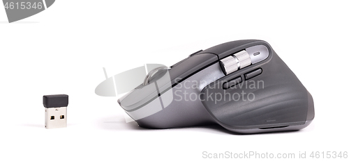 Image of Close up wireless computer mouse