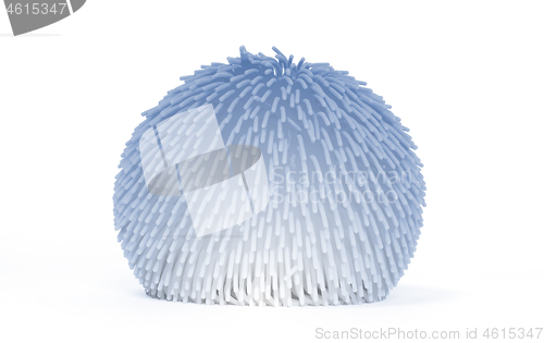 Image of Virus like soft rubber ball isolated